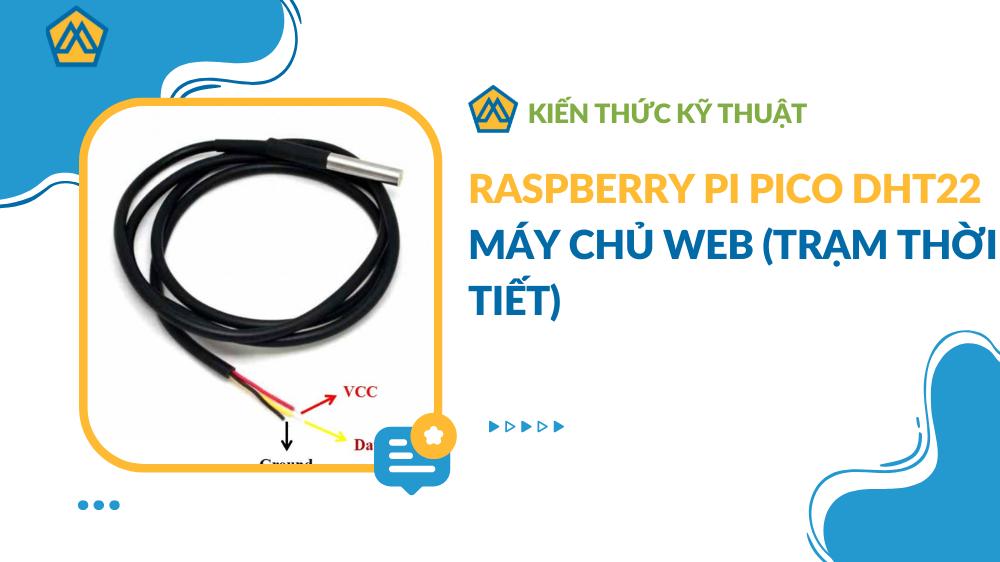 Raspberry Pi Pico DHT22 Máy chủ Web (Trạm thời tiết)